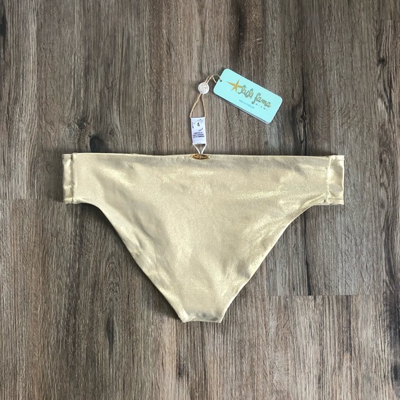 NEW Luli Fama Cosita Buena Gold Rush Bikini Bottoms - Picture 11 of 16